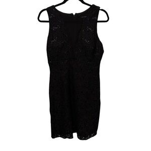 Roz & Ali Black Lace Detail Dress